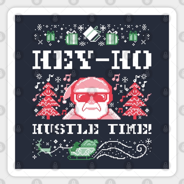 Hey-Ho Hustle Time! | Ugly Sweater Magnet by GaryVeeApparel